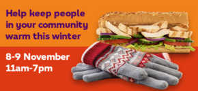 Help make a difference this winter with Gloves for Subs